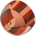 thumbnail image 1 of Compact and Portable Yarn Storage Bowl Wide Application Made with Wood Wooden Yarn Storage Bowl with Carved Holes, Type 1, 1 of 5