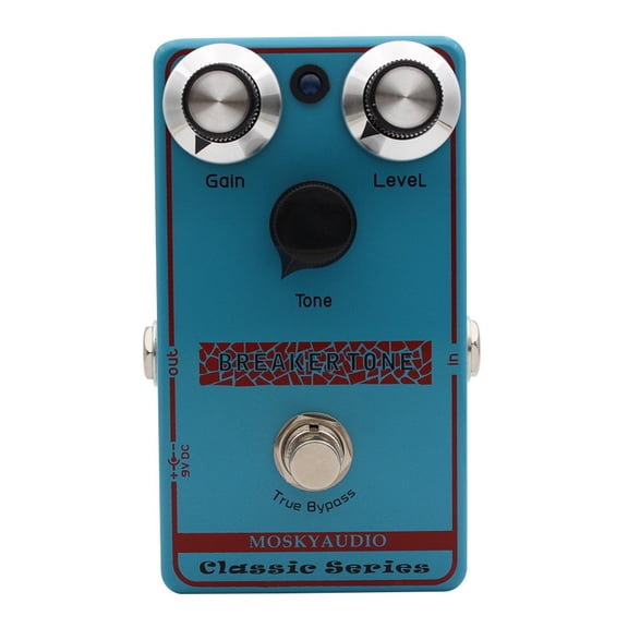 Compact and Reliable Audiol Overdrive Distortion Effect Pedal for Electric Guitar Ideal for Various Musical Styles