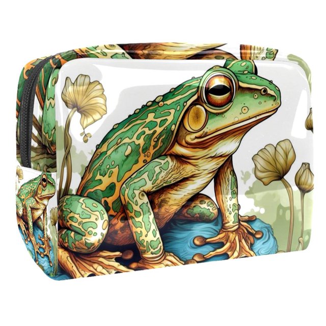 Compact and Waterproof Cosmetic Bag for Women & Girls, Convenient