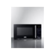 Summit SM903BSA1 Compact Countertop Microwave with USB Ports & Allocator - Black