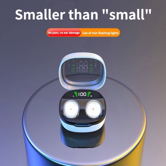 Compact mini wireless earbuds, perfect for discreet use during sports, sleep, work, and in the classroom, enjoy high-quality bass with these earbuds. Suitable for both men and women