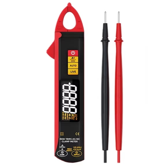 Compacted Intelligent Auto Ranging Clamps Multimeter For Electricians With 100A Current Testing And None Design