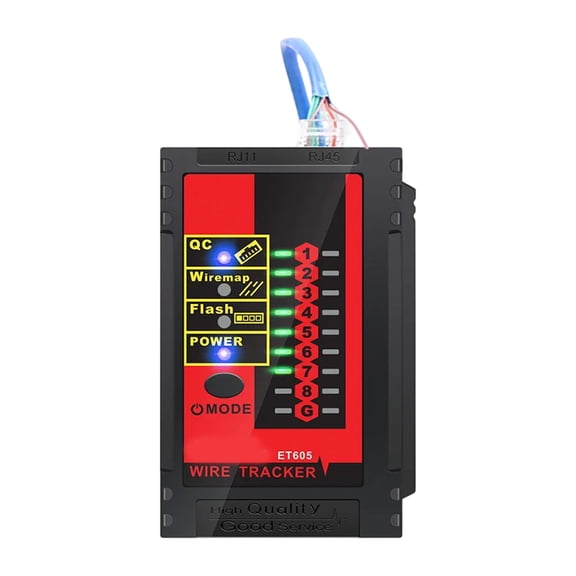 Compacted Networking Cable Tester With RJ45 RJ11 Port For Efficient IT Troubleshooting Home Office And IT Professional