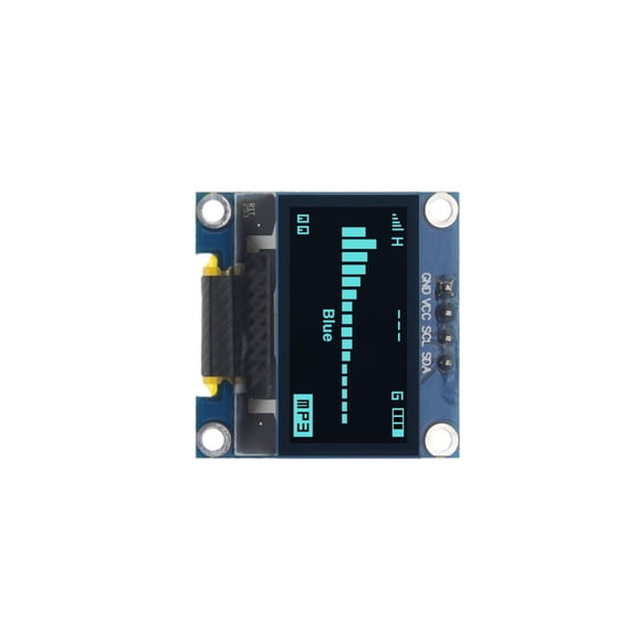 Compactly 0.96Inch Screen High Resolution 128x64Pixels for Electronics Project 4Pin I2C/IIC Interfaces