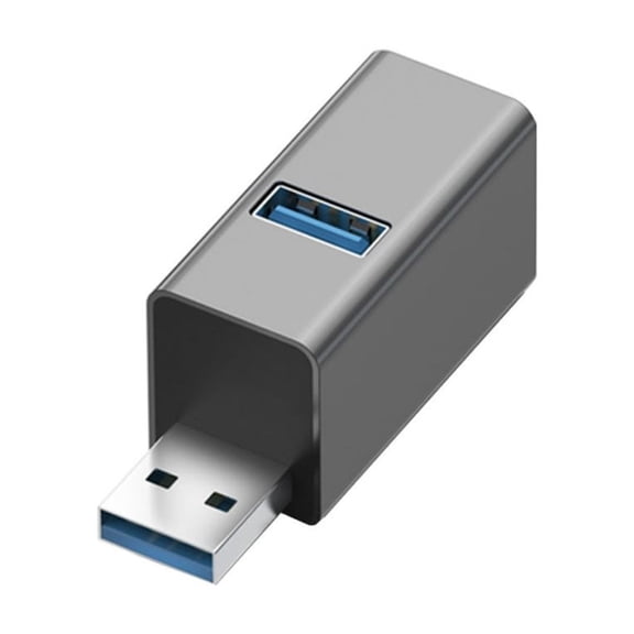 USB3.0 Hubs 3Port USB Expander Highly Speed Data Transfer Aluminum Builts Portable for Laptop Devices Metal Design