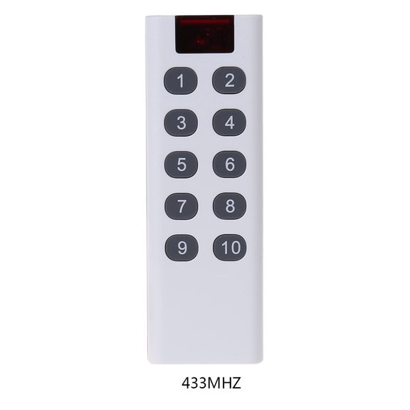 Compactly 433MHz Learning Code Transmitter Digital Remote Widely Use in House, Mall, Electromobile, For Car, Motorcycle