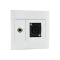 thumbnail image 1 of Compactly 86mm XLR/Speakon/Speakon 6.35mm/1/4in Port Sound Wall Panel Wall Plate Insert for Easy Installation in Various Setting, 1 of 8