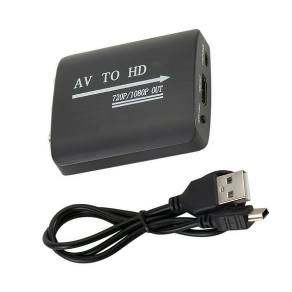 Compactly AVTo HDMIs Converter Audios Video Converter For Easy Connectivity