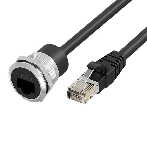 Compactly C Type Cat6 RJ45 Networking Adapter RJ45 Panel Mount Connectors For Home Commercial Networking Solution