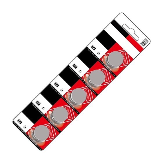 Compactly CR2450 3V Coin Batteries Pack Of 5 Reliability Power Sources For Electronic Products for Remote Controls