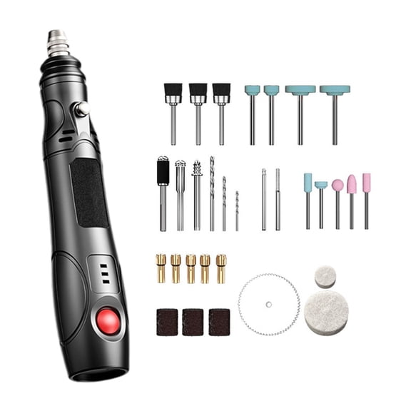 Compactly Electric Grinder For Stone Metal Polishing Adjustable Speed Control USB C Rechargeable Engraving Pen For Artists