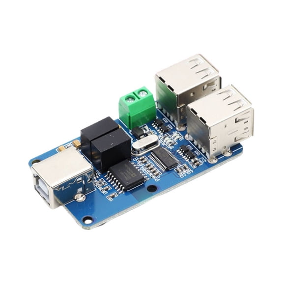 Compactly Electrically Isolated USB Hub Voltages Isolator Module Noise Suppression for Medicals Devices and Lab Use