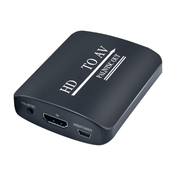 Compactly & High Clear HDMIs toAV Converter Box One Way Connection Ideal for Both Men and Women in Any Environment