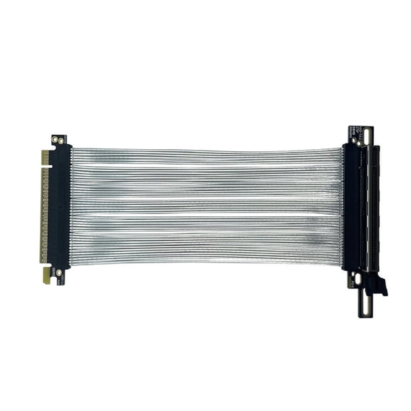 Compactly PCIE5.0 X16 GPU Risers Cable Supports Backward Compatibility with PCIExpress4.03.0 Bidirectional Bandwidth