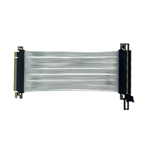 Compactly PCIE5.0 X16 GPU Risers Cable Supports Backward Compatibility with PCIExpress4.03.0 Bidirectional Bandwidth