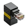 thumbnail image 1 of Ethernet Extenders RJ45 Ethernet Adapters Right Angled Design Compatible for Cat6 Cables RJ45 Male Female Adapter, 1 of 9