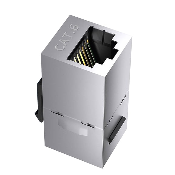 Compactly Shielded RJ45 Connectors RJ45 Coupler 10Gbps Data Transfer For Networking Panel Extension And Cable Management
