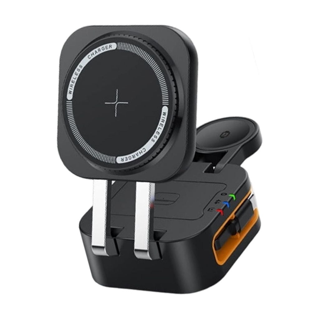 Compactly Smartphone Chargers 15W Fast Chargers With Retractable Cable For Phone Watch And Headphones