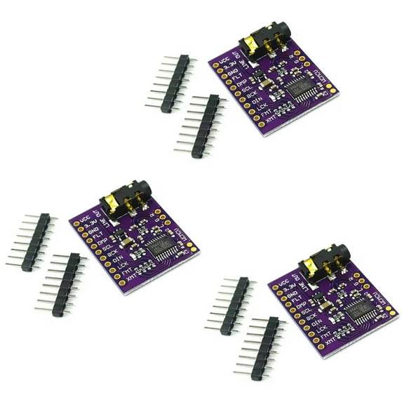 Compactly Stereo Audios Decoders Module For Raspberry I2S Signal Processing