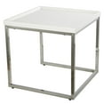 thumbnail image 1 of Compactly Striking Nesting Table Metal White, 1 of 5