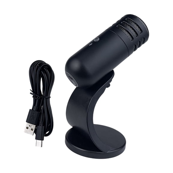 Compactly USB Microphone With Omnidirectional Sound Pickup And Flexible Mounting For Gamers Streamers Content Creator