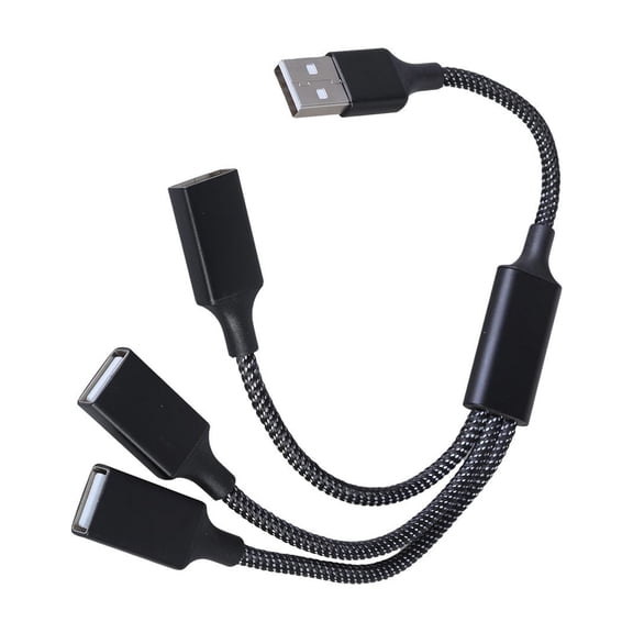 Compactly USB Splitter Cable USB to 3 USB Female Adapter for Expanding Connectivity of Devices Like Printers Cameras