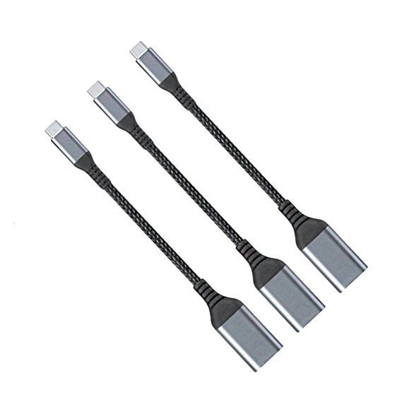 Compactly USB3.0 Female OTG Converters OTG Adapter For Type C Devices Aluminum Housing Seamlessly Peripherals Connectivity