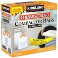 thumbnail image 1 of Compactor Bags 18 Gallon Smart Fit Gripping Drawstring 70 ct,Thickness: 2.0 mil,Dimensions: 25.625" x 28", 1 of 1