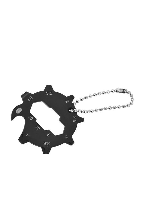 Compacts 11 Function Gear Shape Keychain Tool For Hiking And Daily Use