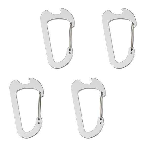 Compacts Aluminum Alloys Carabiner With Automatic Locking Latches And Opener Tool for Backpacks Essential