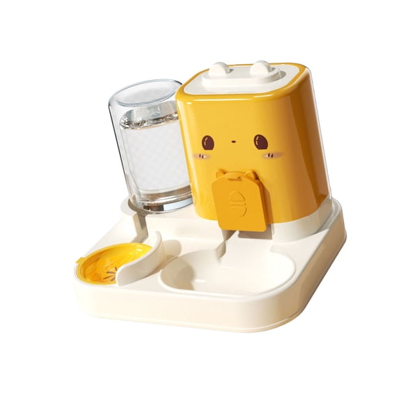 Compacts Cats Water Dispenser Automatic Feeders With Anti Spill Edges Space Efficient For Indoor Pet