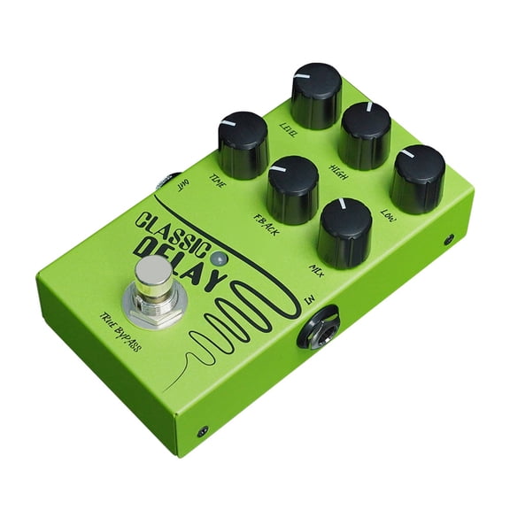 Compacts Delay Effect Pedal with Multiple Delay Models True Bypass Effect Pedal for Stage and Studio Use