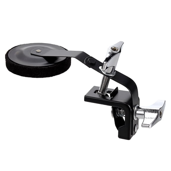 Compacts Drum Noise Reducer With Adjustable Metal Clamp and Felt Pad for Precise Sound Control On Drums