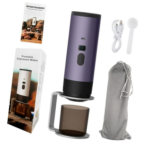 Compacts Electric Capsuled Coffee Espresso Machine 90°C Auto Heating Technology USB Rechargeable For Mobile Lifestyle