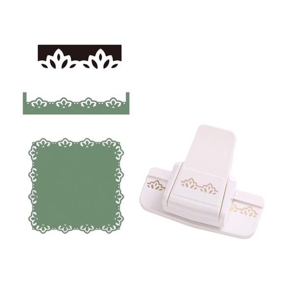 Compacts Embossing Label Maker Border Embossing Punches Embossing Machine for Home School and Office Paper Cutter