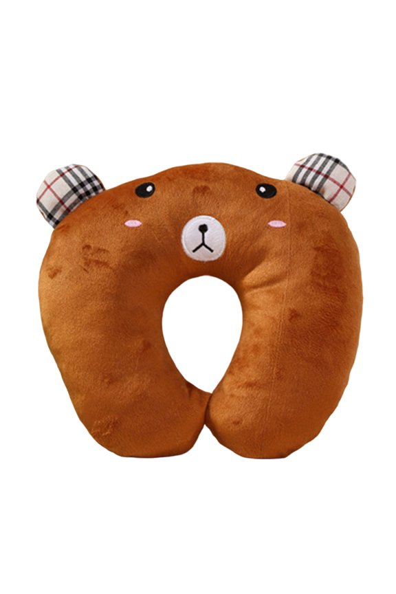 Compacts Portable Neck Support Pillow Cartoon Pattern Headrest Cushion For Travel Student Professional Napping