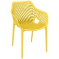 thumbnail image 1 of Compamia Air XL Patio Dining Arm Chair in Yellow, 1 of 8