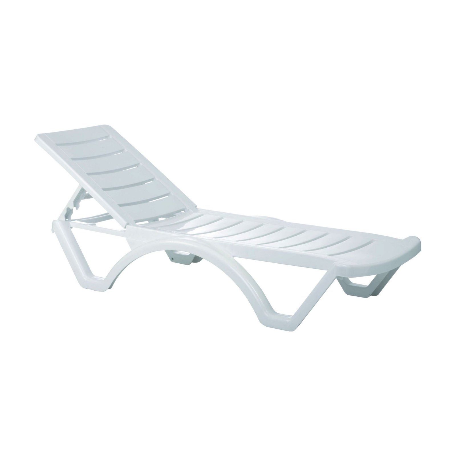 Compamia Aqua Modern Resin Pool Chaise Lounge in White Finish - image 1 of 9