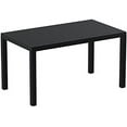 thumbnail image 1 of Ares Resin Rectangle Dining Table Black, 1 of 4