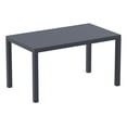 thumbnail image 1 of Compamia Ares 55" Resin Patio Dining Table in Dark Gray, 1 of 5