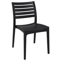Compamia Ares Outdoor Dining Chair Black, Set of 2