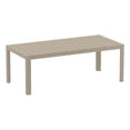 thumbnail image 1 of Compamia Atlantic XL 83-110 inch Extendable Dining Table in Taupe finish, 1 of 14