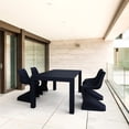 thumbnail image 1 of Compamia Bloom 5 Piece Extendable Patio Dining Set in Black, 1 of 3