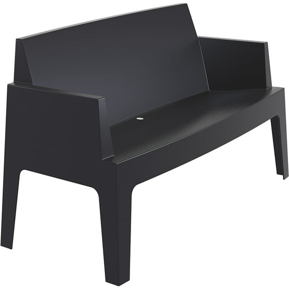 Compamia Box Resin Outdoor Bench - Multiple Colors Available