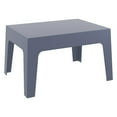 thumbnail image 1 of Compamia Box Resin Patio Coffee Table in Dark Gray, 1 of 5
