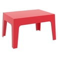 thumbnail image 1 of Compamia Box Resin Patio Coffee Table in Red, 1 of 5