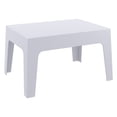 thumbnail image 1 of Compamia Box Resin Patio Coffee Table in Silver Gray, 1 of 4