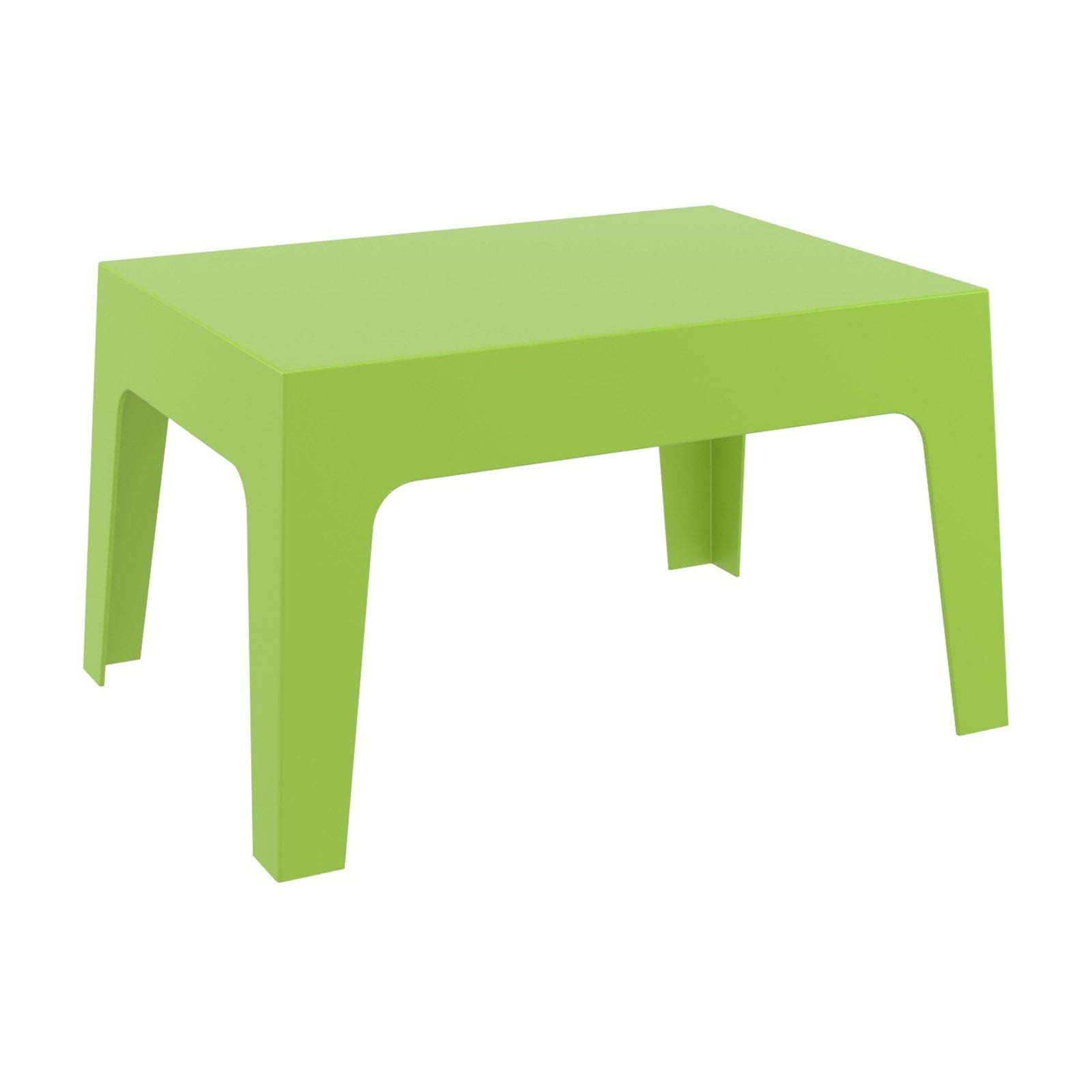 Tropical Green Polypropylene Indoor/Outdoor Coffee Table