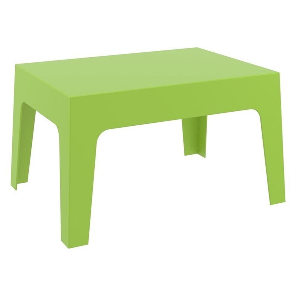 Tropical Green Polypropylene Indoor/Outdoor Coffee Table