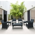 thumbnail image 1 of Compamia California 7 Piece Patio Conversation Set in Dark Gray, 1 of 5